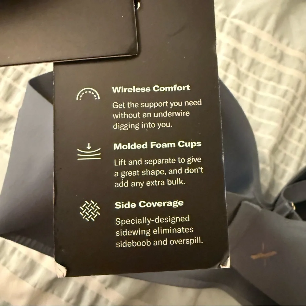 Knix WingWoman Contour Bra – Size 8++ 40 band, G cup Smokeshow – NWT